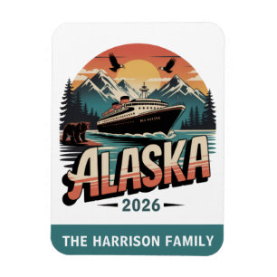 Alaska Cruise Ship Stateroom Magnet