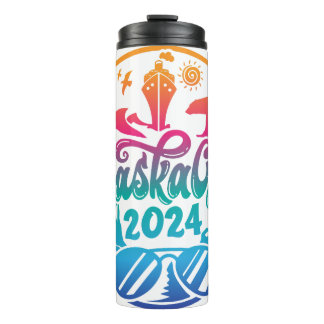 Alaska Cruise Ship Vacation Design  Thermal Tumbler