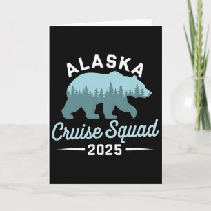 Alaska Cruise Squad 2025 Family Vacation Matching Card
