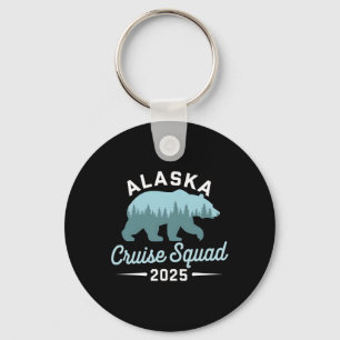 Alaska Cruise Squad 2025 Family Vacation Matching Keychain