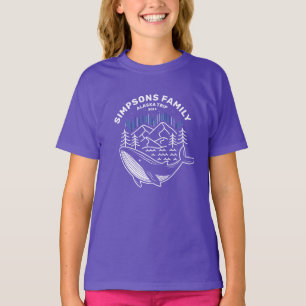 Alaska Cruise Trip Custom Family Matching Group  T-Shirt