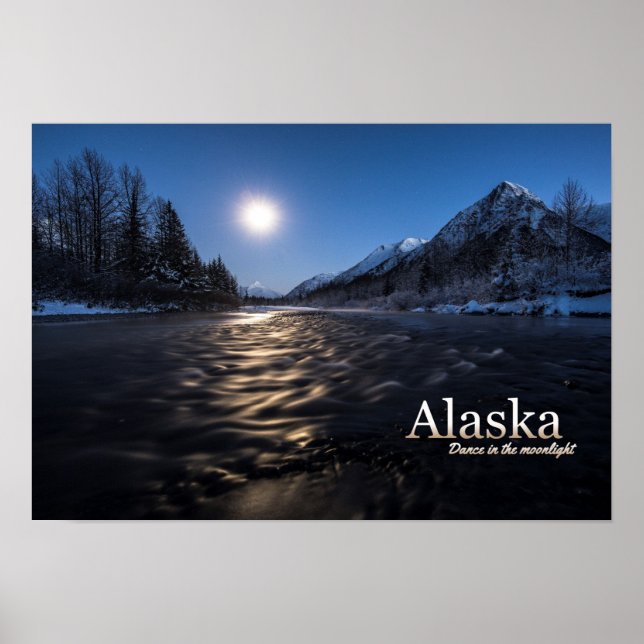 Alaska Dance in the Moonlight Poster (Front)