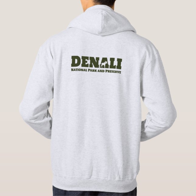 Alaska. Denali National Park and Preserve Hoodie (Back)