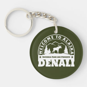 Alaska. Denali National Park and Preserve Keychain