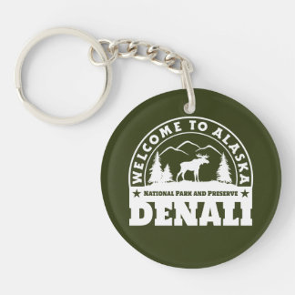 Alaska. Denali National Park and Preserve Keychain
