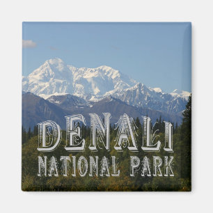 Alaska Denali National Park Mount McKinley Magnet