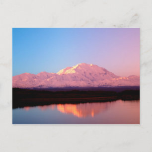Alaska, Denali National Park, Mt. McKinley at Postcard