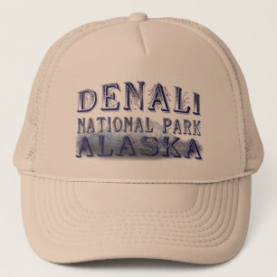 Alaska Denali National Park Mt McKinley Trucker Hat