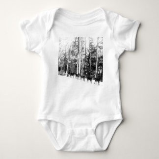Alaska Dog Sledding Baby Bodysuit