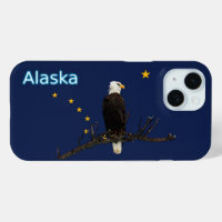 Alaska Eagle And Flag