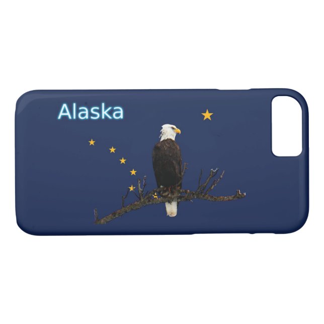 Alaska Eagle And Flag Case-Mate iPhone Case (Back (Horizontal))