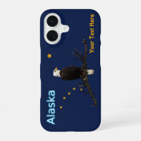 Alaska Eagle And Flag