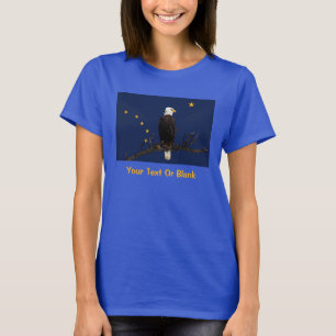 Alaska Eagle And Flag T-Shirt