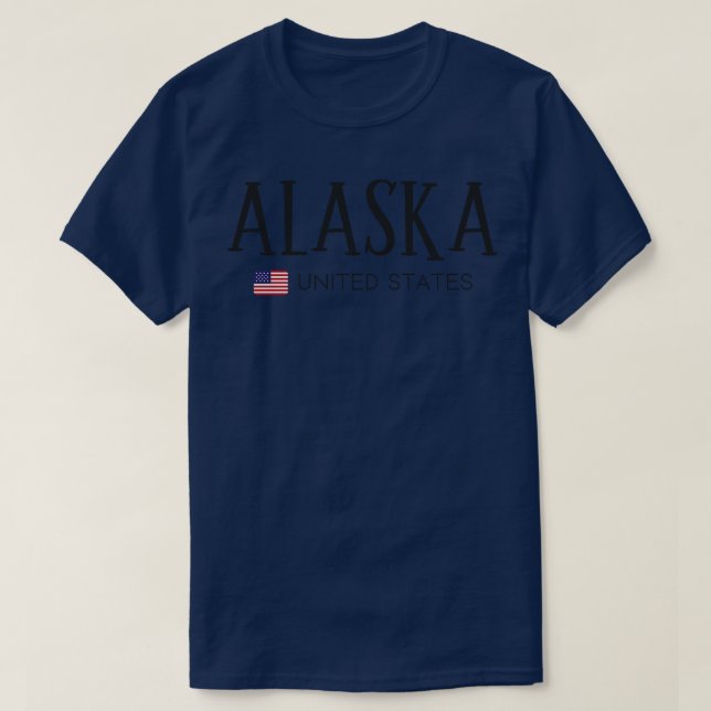 Alaska États-Unis TShirt (Design devant)