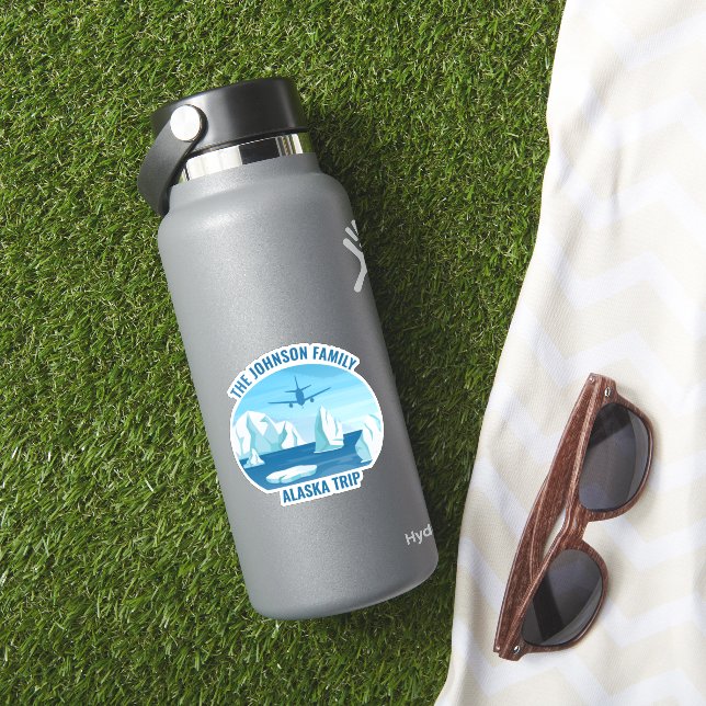 Alaska Family Vacation Custom Keepsake Souvenir (HydroFlask Insitu)