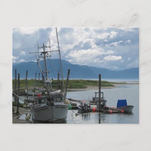 Alaska Fishing Boat Postcard (Front)
