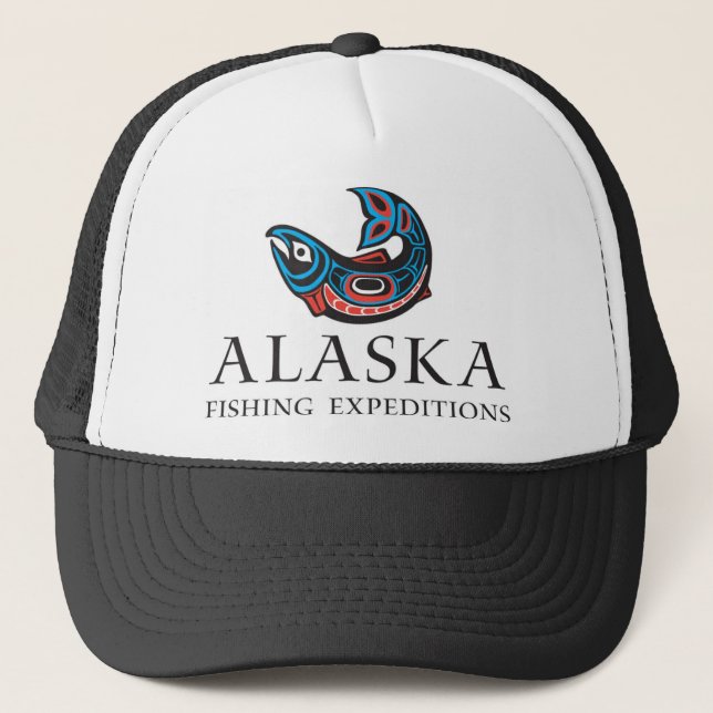 Alaska Fishing Expeditions - Trucker Hat (Front)