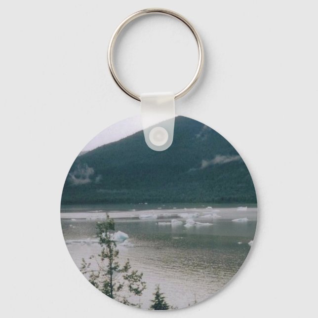 Alaska Fjord Keychain (Front)