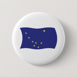 Alaska Flag Button