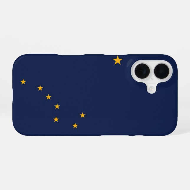 Alaska Flag iPhone 16 Case (Back Horizontal)