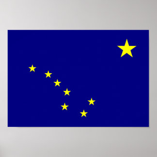Alaska Flag Poster