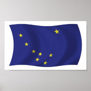 Alaska Flag Poster Print