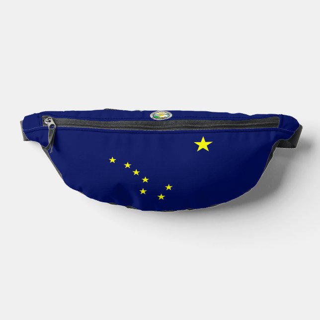 Alaska flag-Seal Fanny Pack (Lay Down)