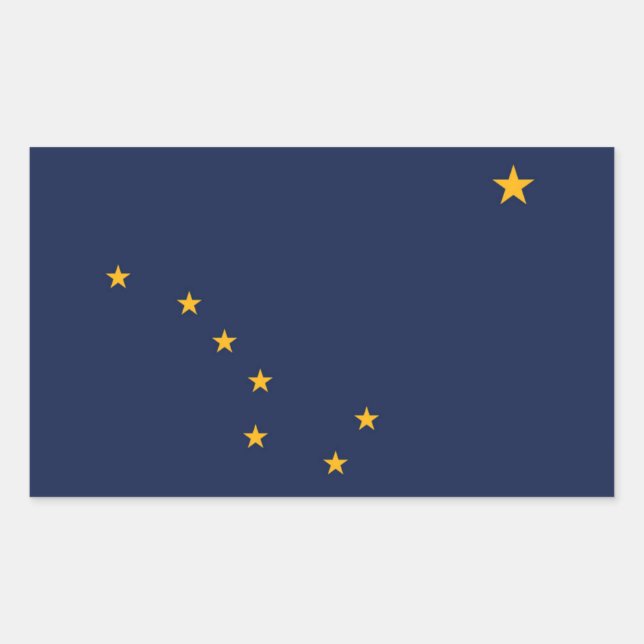 Alaska flag sticker (Front)