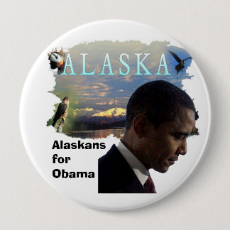 Alaska for Obama 4 Inch Round Button