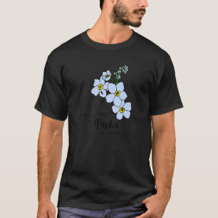 Alaska Forget Me Not Flower   T-Shirt