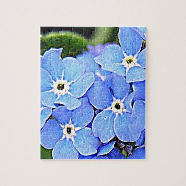 Alaska Forget Me Not Jigsaw Puzzle (Vertical)
