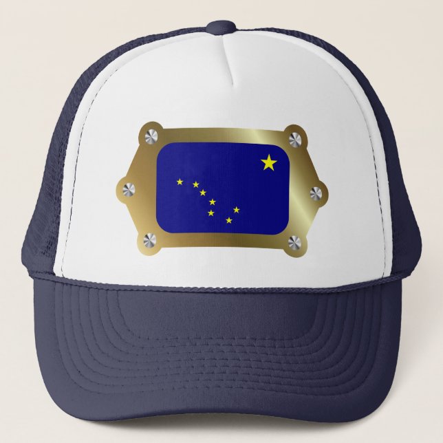 Alaska framed Flag Hat (Front)
