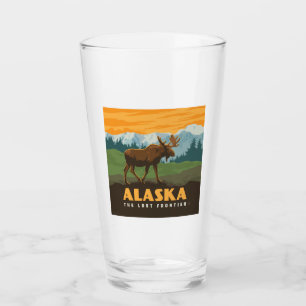 Alaska   Frontier Moose Glass