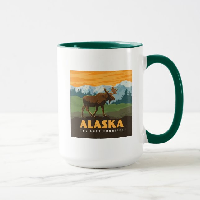 Alaska | Frontier Moose Mug (Right)