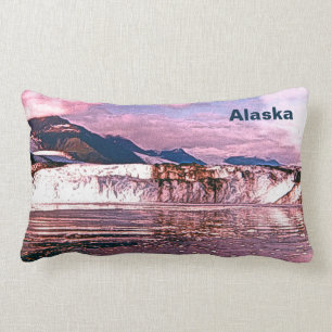 Alaska Glacier Lumbar Pillow