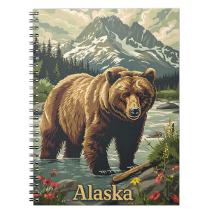Alaska Grizzly Bear Notebook