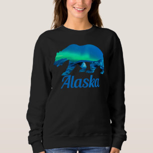 Alaska Grizzly Polar Bear Nature Winter Sweatshirt