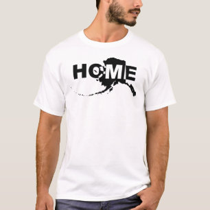 Alaska Home Away From State Funny T-Shirt Tees
