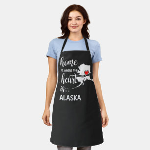 Alaska home is where the heart is apron