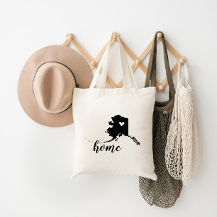 Alaska Home State Tote Bag