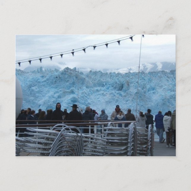 Alaska Hubbard Glacier Postcard (Front)