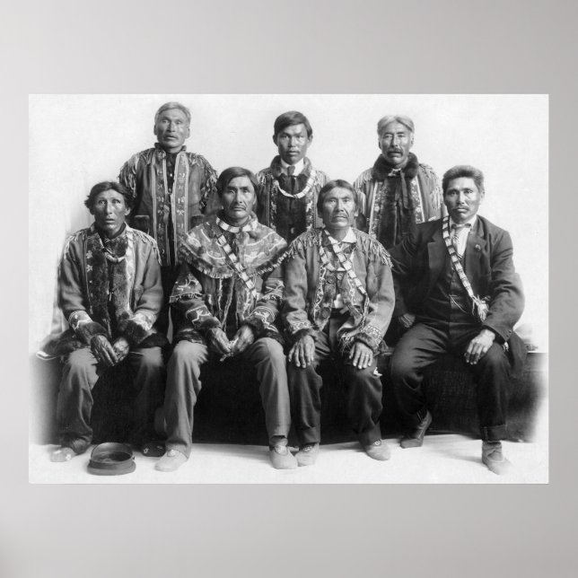 Alaska Indian Chiefs: early 1900s Poster (Front)