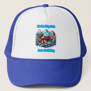 Alaska King Crab Old Crabby Bastard  Trucker Hat