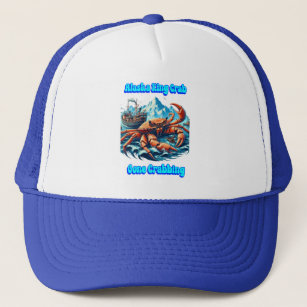 Alaska King Crab Old Crabby Bastard  Trucker Hat