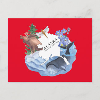 Alaska La carte postale Dernière Frontier State