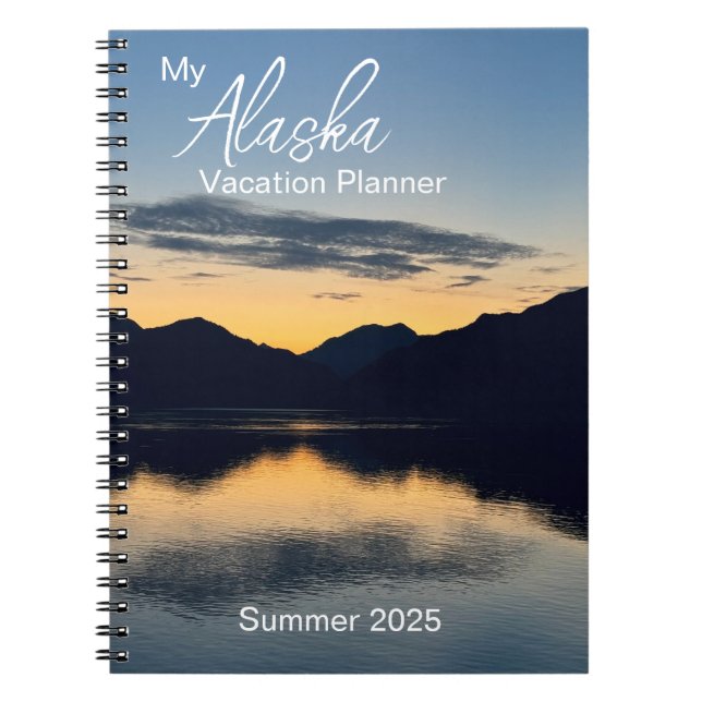 Alaska - Land of the Midnight Sun Notebook (Front)