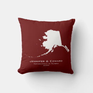 Alaska Love Throw Pillow