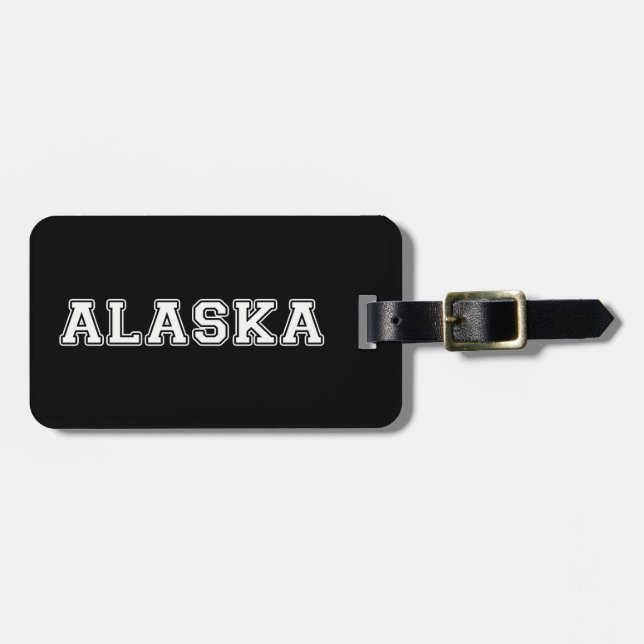 Alaska Luggage Tag (Front Horizontal)