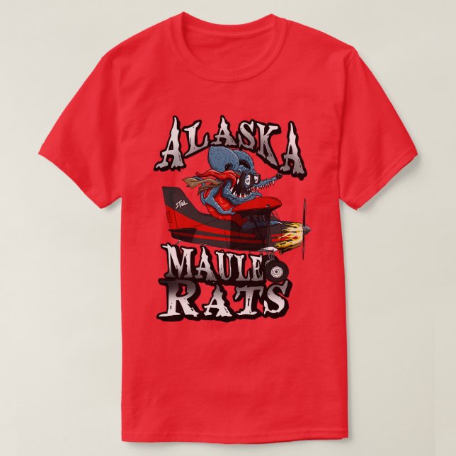 Alaska Maule Pilot Rats TShirt (Design Front)