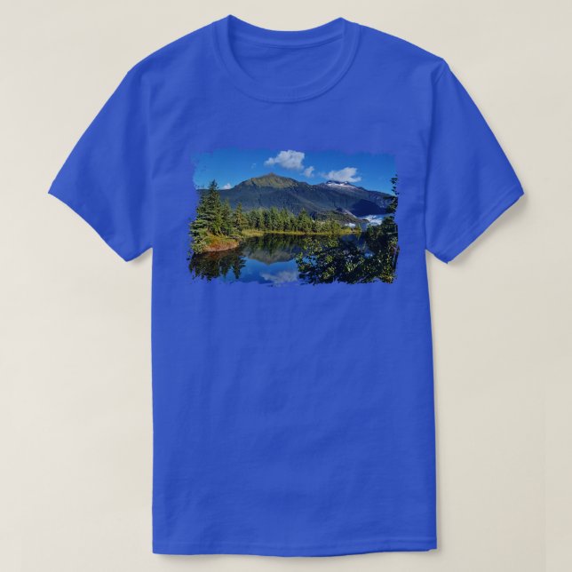 Alaska Mendenhall Glacier TShirt (Design Front)